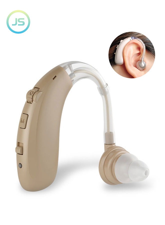 JS Rechargeable Hearing Aid Devices for Seniors Adults with Noise Cancelling, Miniature Portable Intelligent Hearing Aids Sound, Amplifier Machine with Volume Control - Image 1